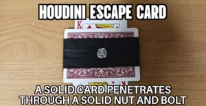 Alfonso Solis - Houdini Escape Card